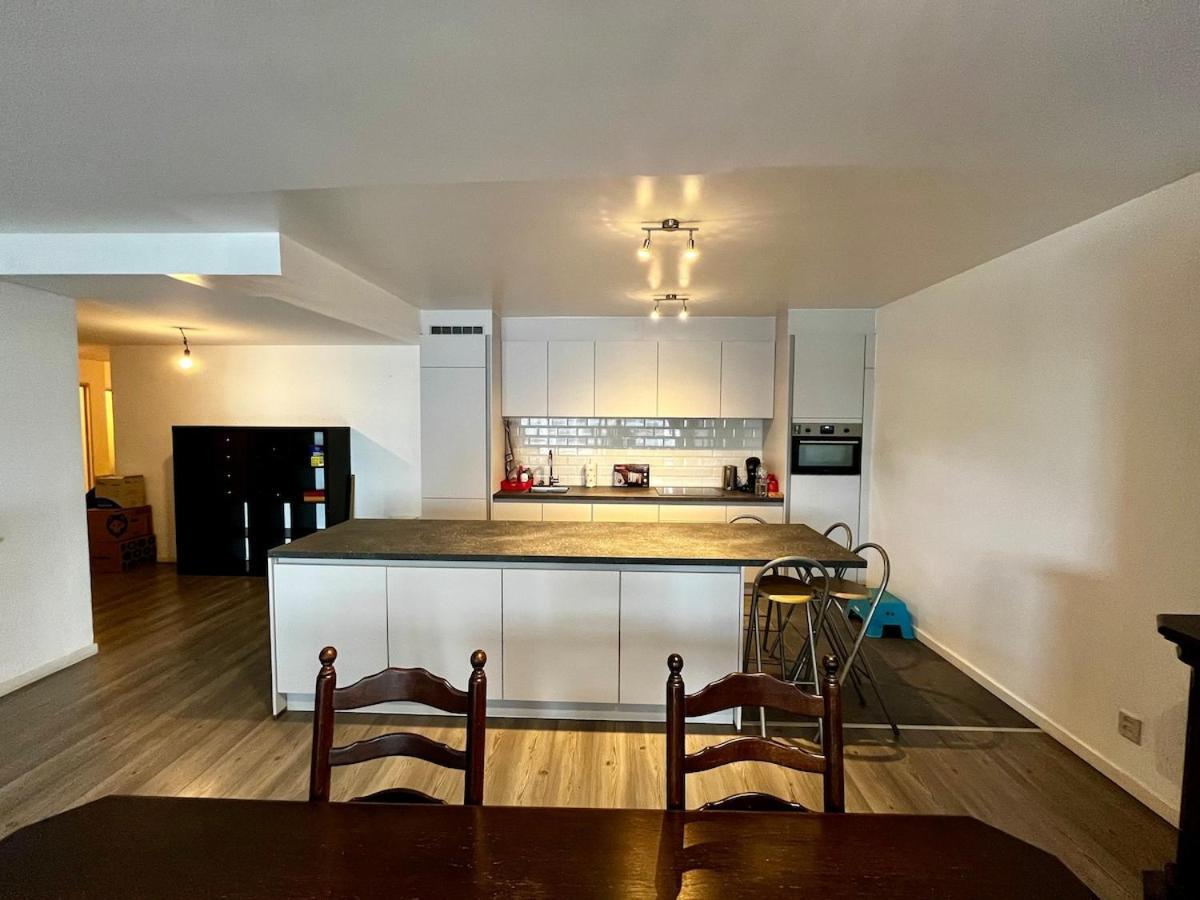 Big Apartment With Parking In Antwerpen Kültér fotó